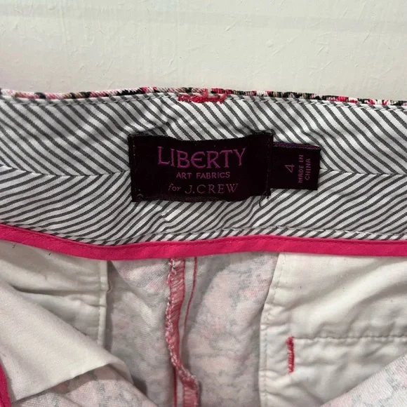 J.Crew Size 4 Liberty Arts Fabric Shorts - Picture 3 of 7